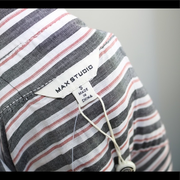 Max Studio Button-Down Top - Picture 5 of 8